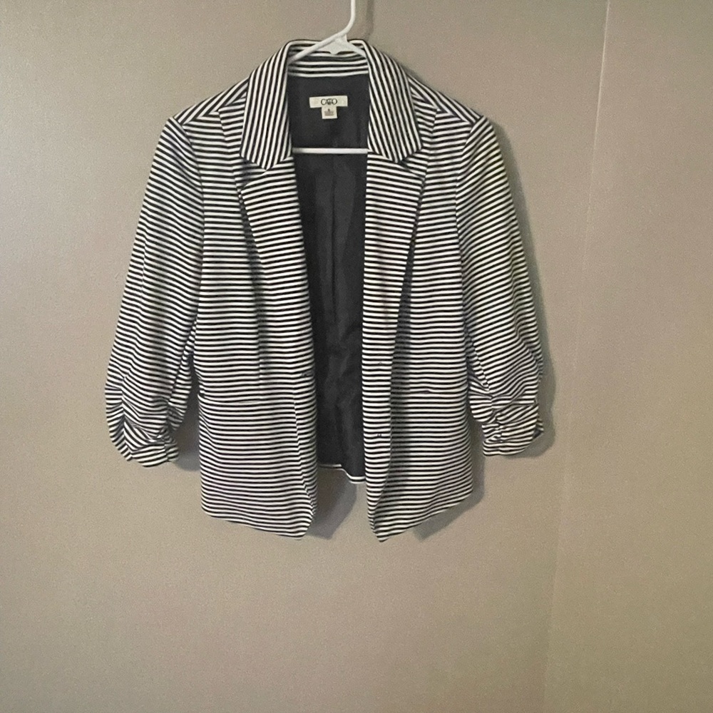 Cato Monochrome Striped Jacket